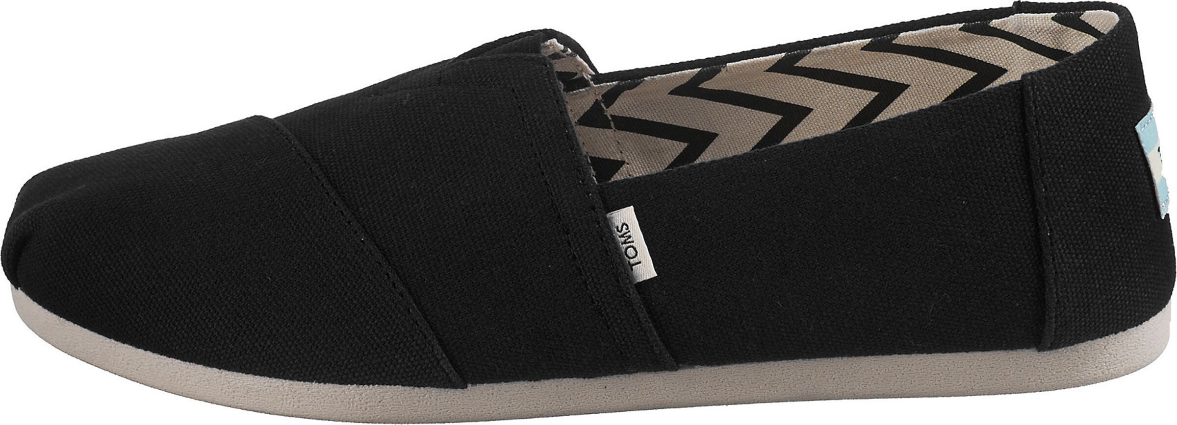 TOMS Classic Flats 'Alpargata' in Black