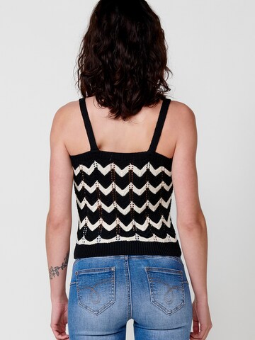 Tops en tricot KOROSHI en noir