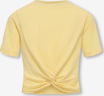 ONLY GIRLS Shirt 'KOGREX' in Yellow: front