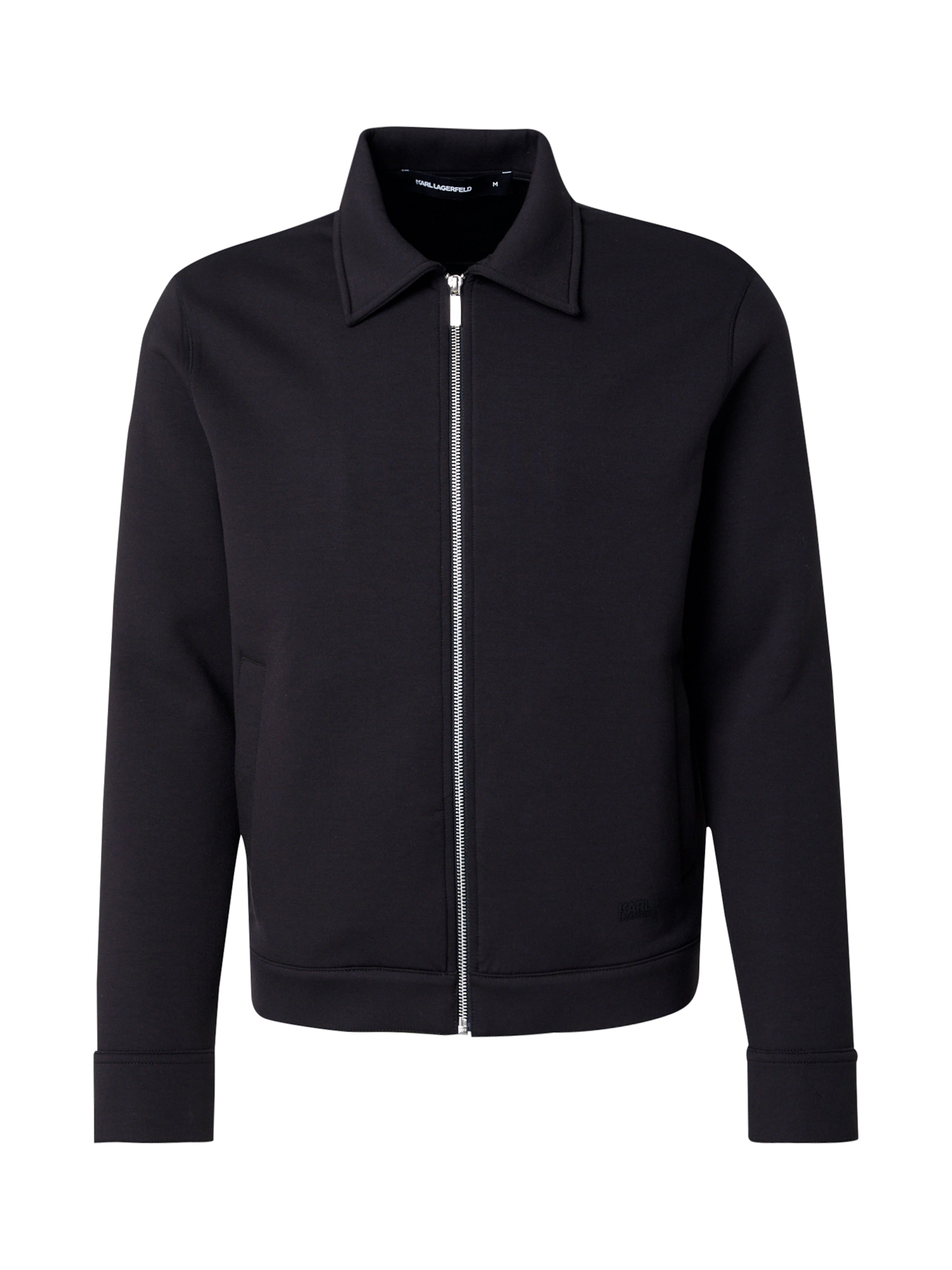 Karl Lagerfeld Jacke in Schwarz: Vorderseite