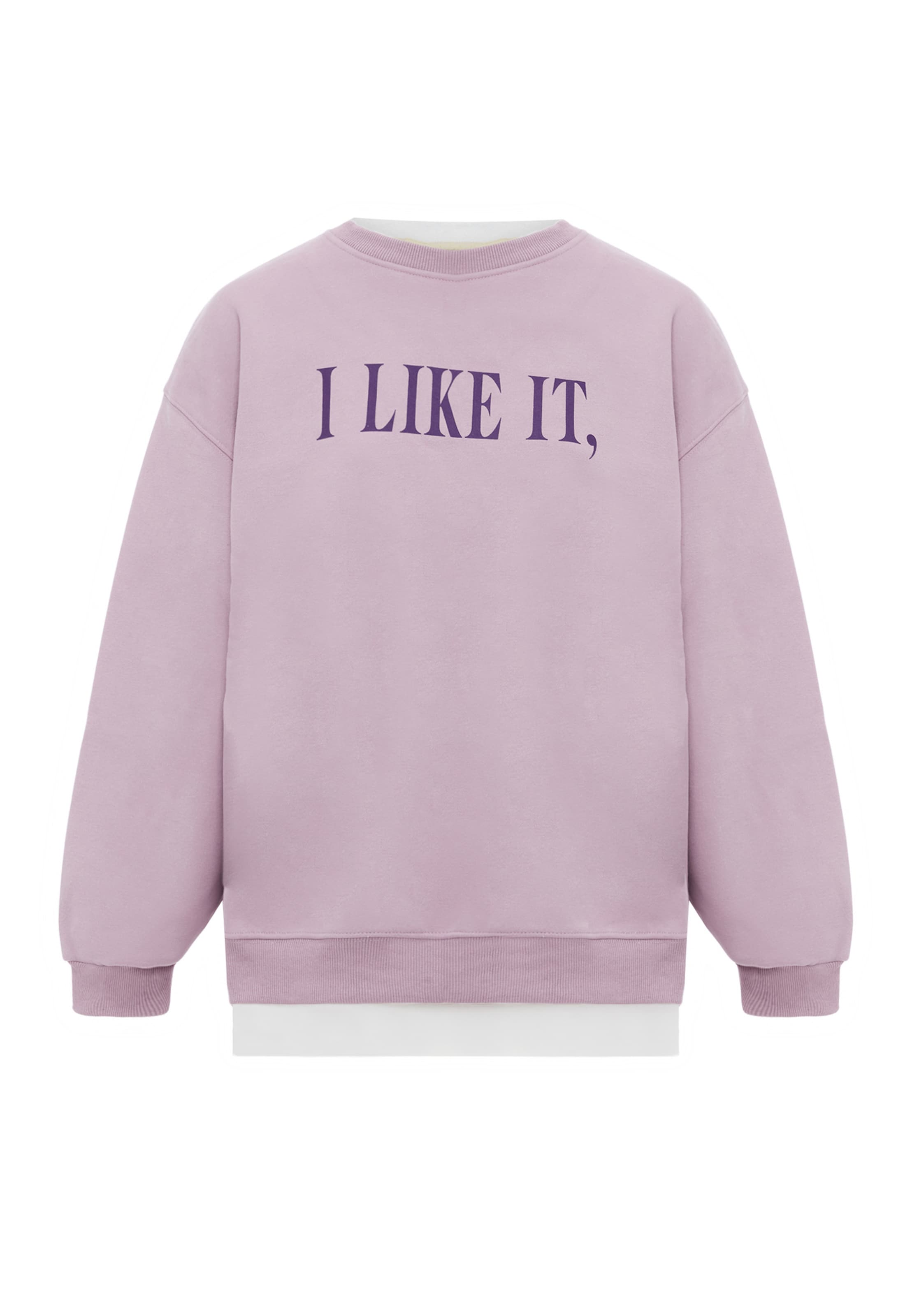 HOMEBASE Свитшот в Лиловый: спереди