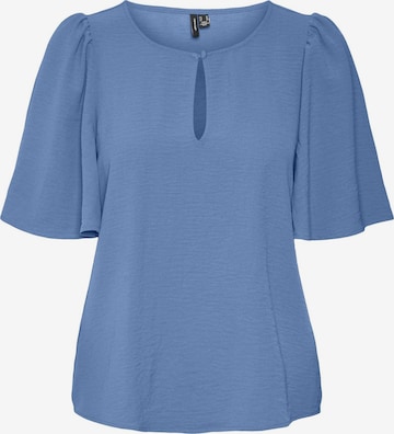 VERO MODA Blouse 'ALVA' in Blauw: voorkant
