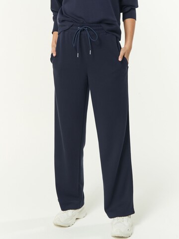 Next Wide leg Trousers in Blue: front