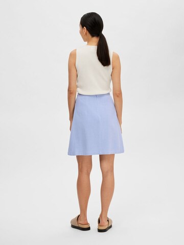 SELECTED FEMME Rok 'Fiva' in Blauw