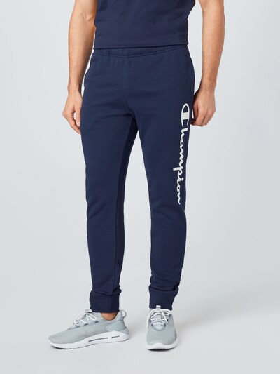 Champion Authentic Athletic Apparel Kalhoty - námořnická modř / bílá, Model/ka