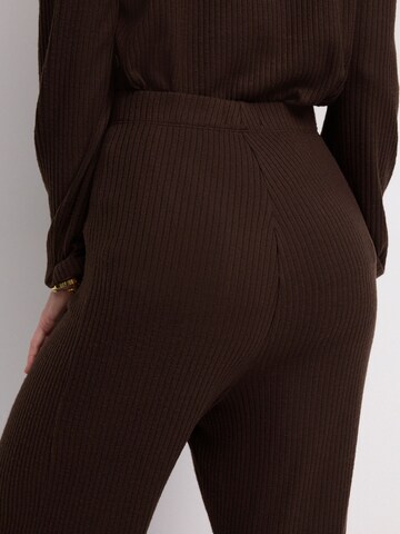 Next Wide leg Broek in Bruin