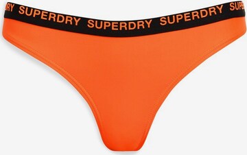 Bas de bikini Superdry en orange : devant