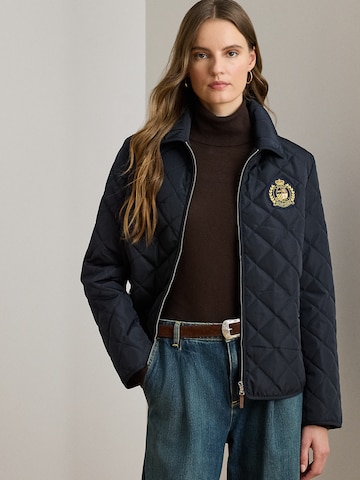 Lauren Ralph Lauren Φθινοπωρινό και ανοιξιάτικο μπουφάν σε μπλε: μπροστά