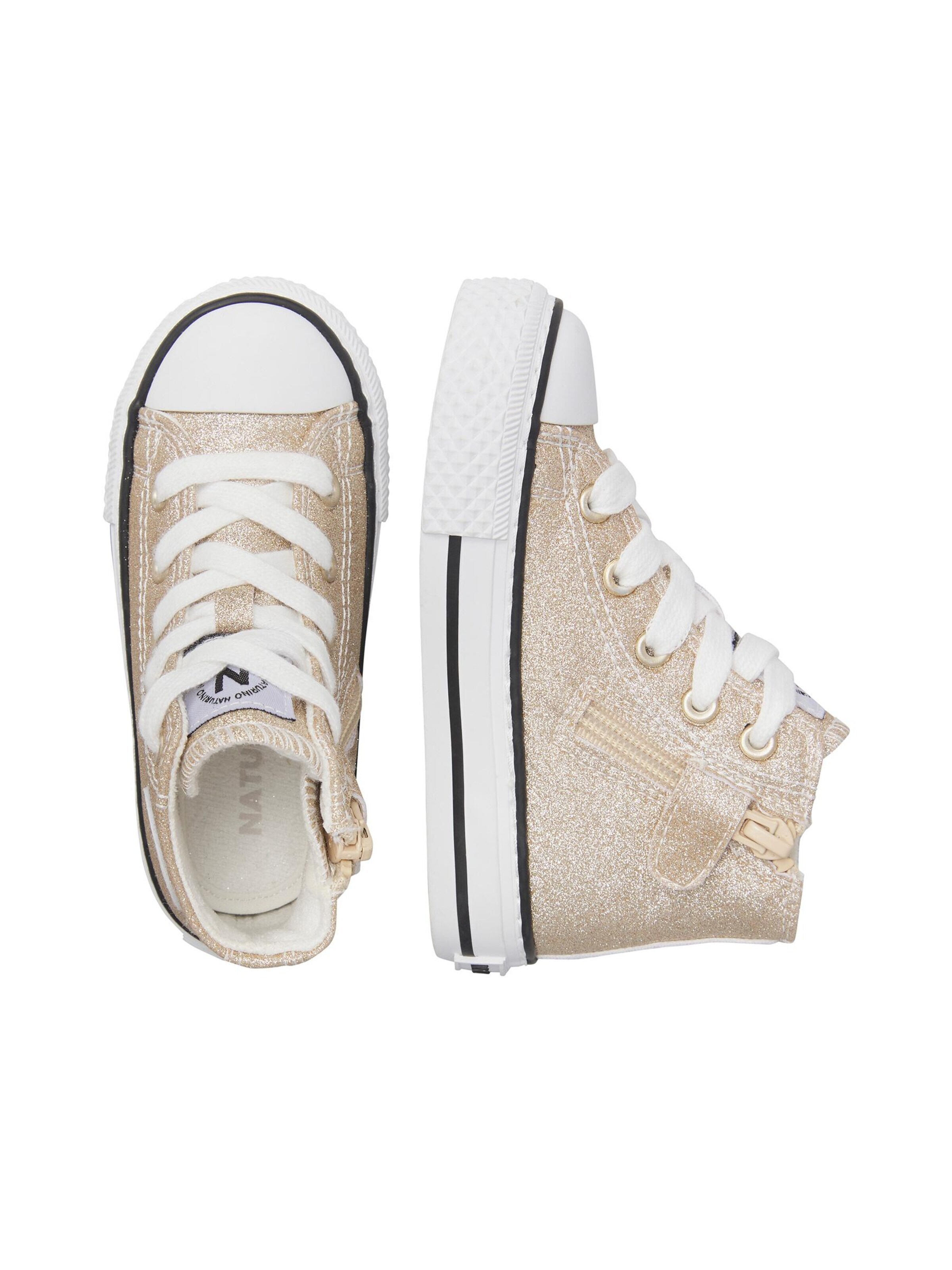 NATURINO Sneakers 'YLFAS.' in Goud