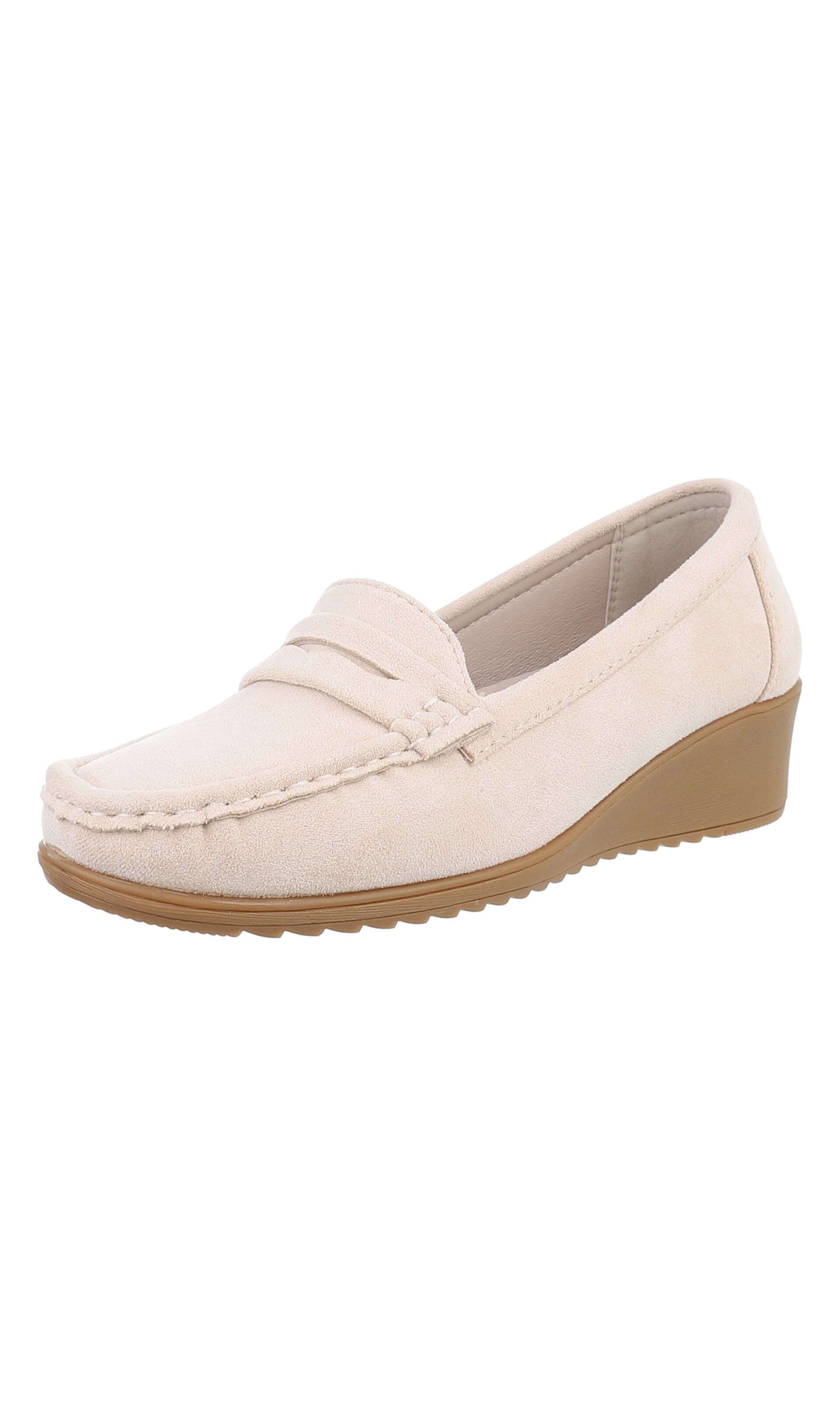 Ital-Design Slipper in Beige: Vorderseite