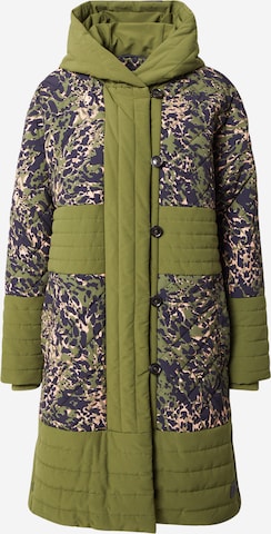 SCOTCH & SODA Ανοιξιάτικο και φθινοπωρινό παλτό σε πράσινο: μπροστά
