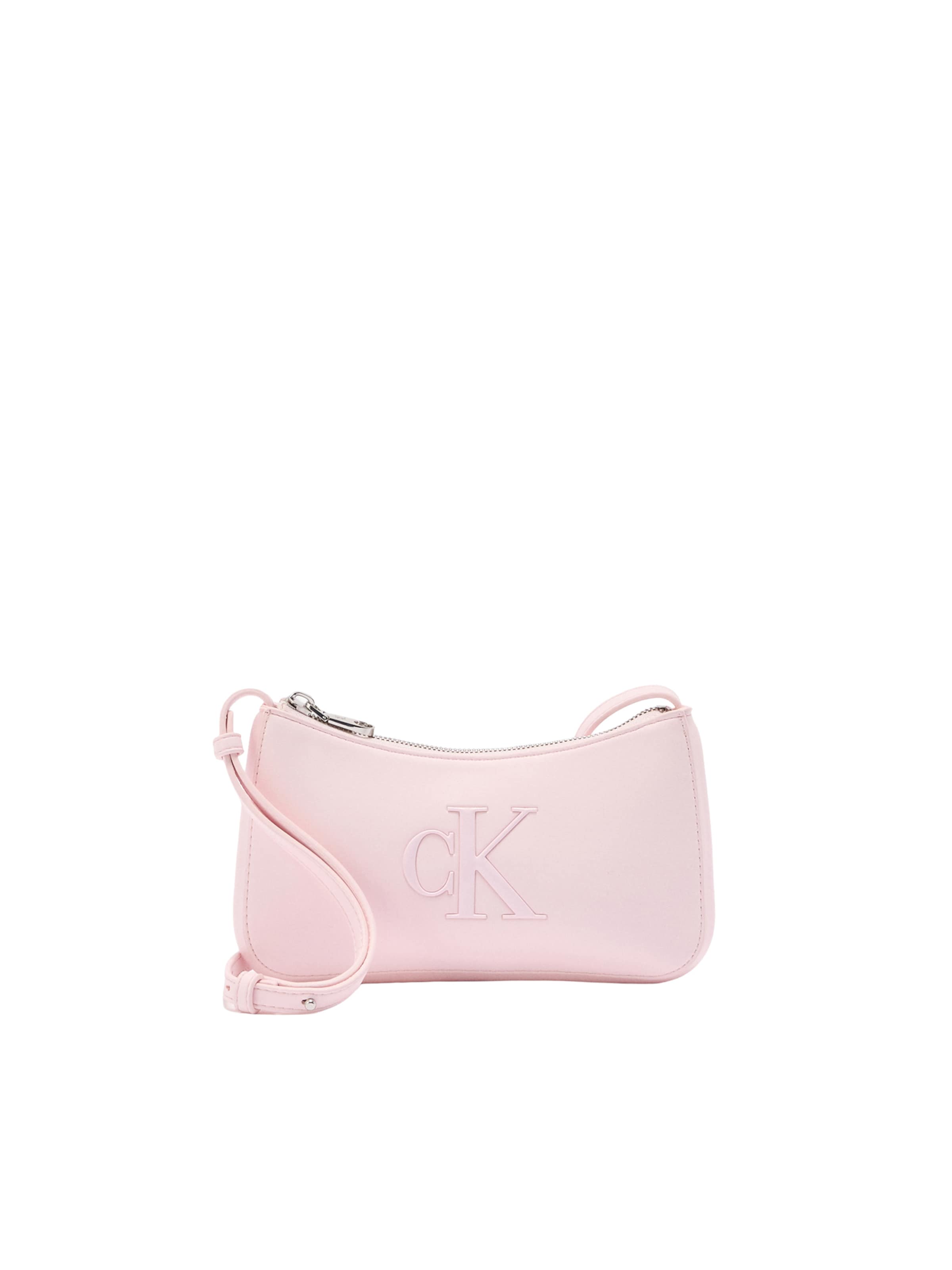 rozā Calvin Klein Pleca soma: no priekšpuses