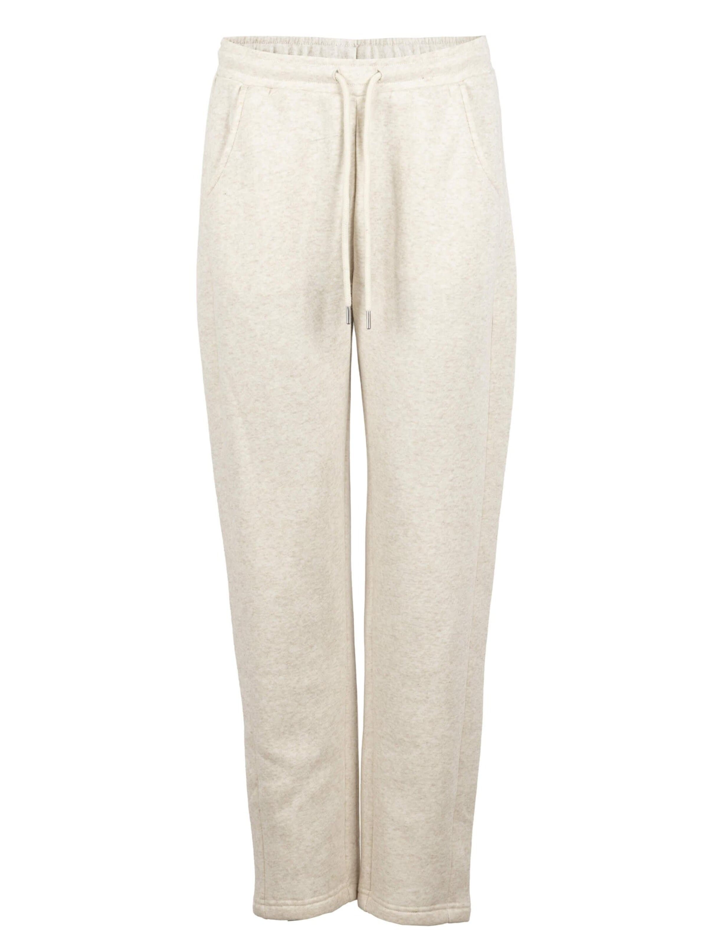 ROADSIGN australia Regular Hose 'Jogginghose Lounge Homewear mit Kordelzug und zwei Taschen'‌‌‌‌‌‌ in Weiß: Vorderseite