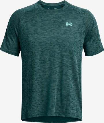 UNDER ARMOUR Performance Shirt 'Tech' in Green: front