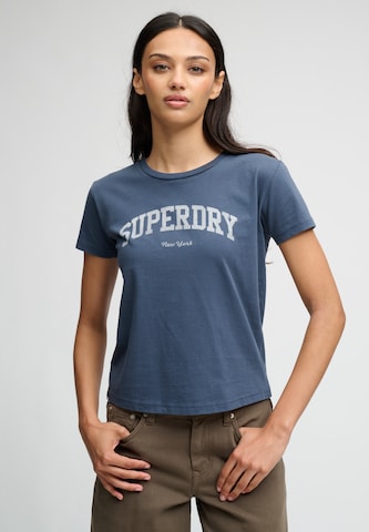 Tricou 'ATH ESS' de la Superdry & Co pe albastru: față