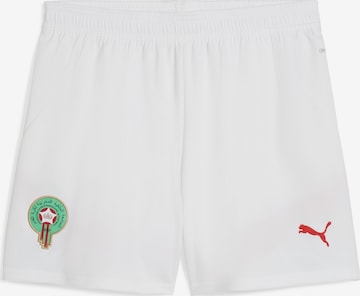 PUMA Regular Sports trousers 'Marokko 2025' in White: front
