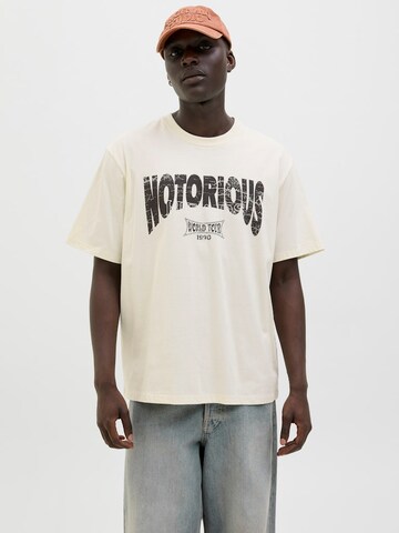 JACK & JONES Shirt 'JOREAGLEROCK GALLERY' in White