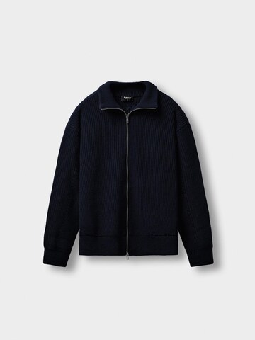 Burocs Knit Cardigan in Blue: front