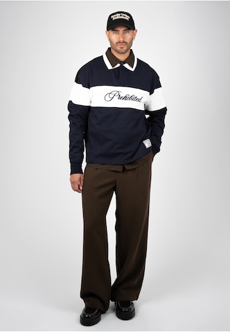 Sweat-shirt 'Back In The Days' Prohibited en bleu