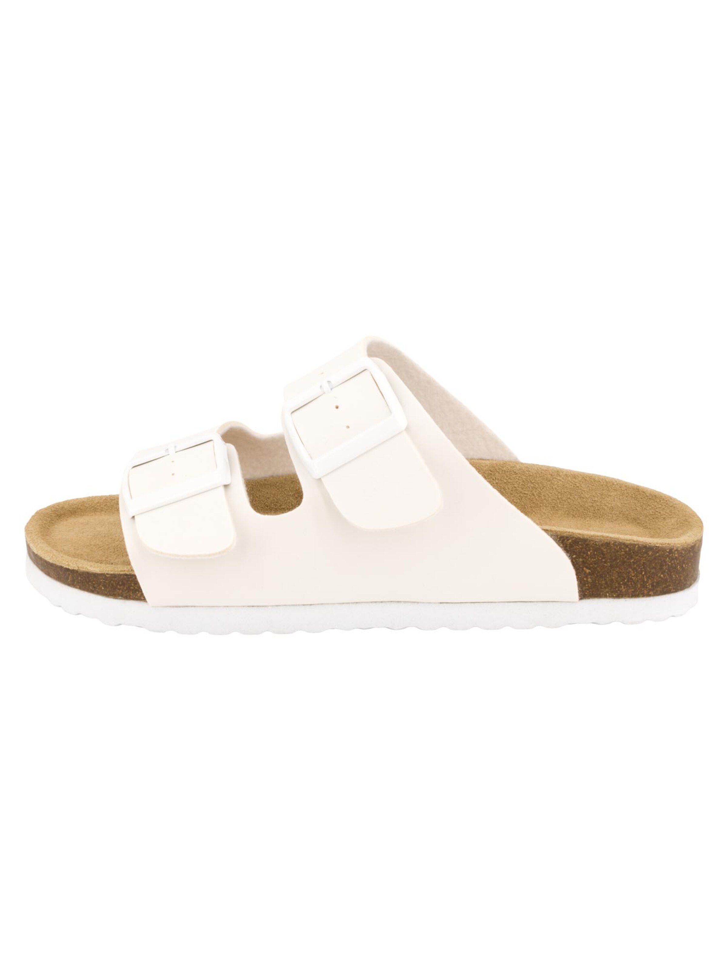 SUPERSOFT by Indigo Mules 'Classic' in White: front