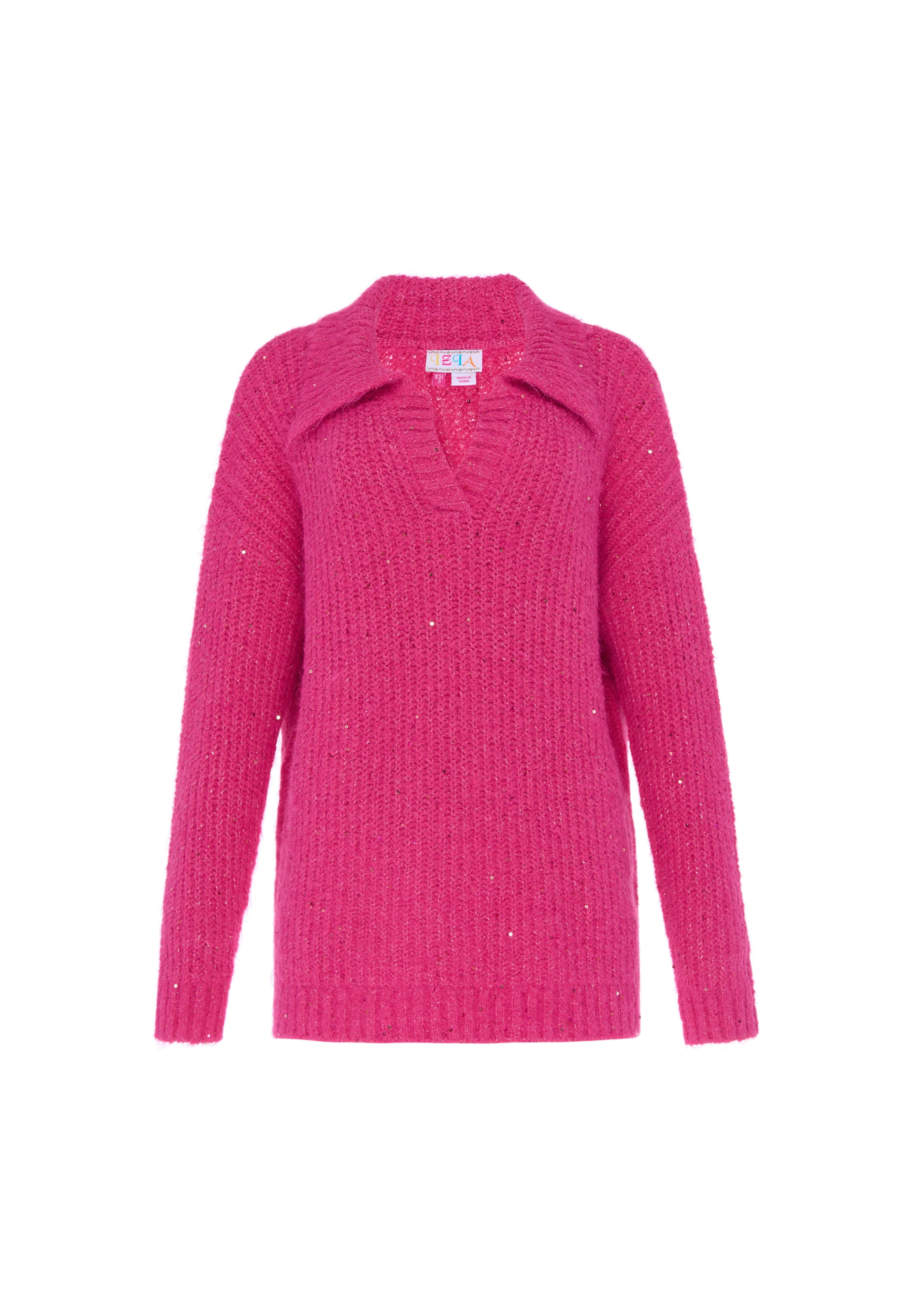 Pull-over IZIA en rose : devant