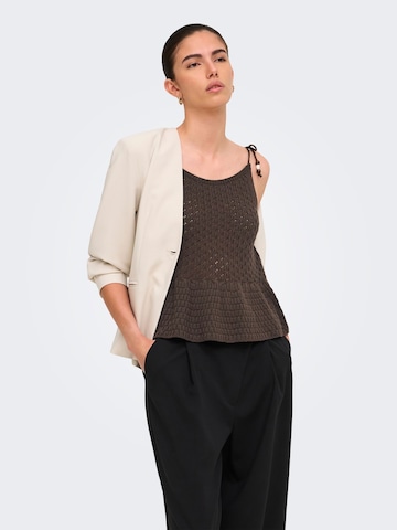 Tops en tricot 'JDYGreta' JDY en marron : devant