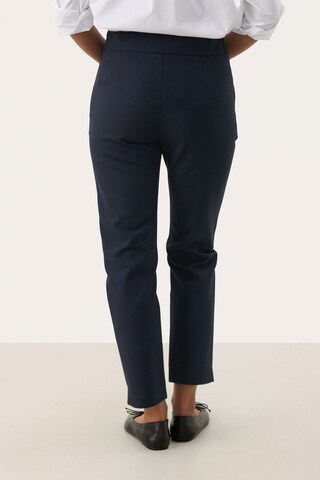 Coupe slim Pantalon 'Nyla' Part Two en bleu