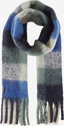 TOM TAILOR Sjaal in de kleur Beige / Blauw / Grijs, Productweergave