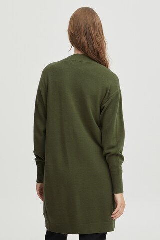 Oxmo Knit Cardigan in Green