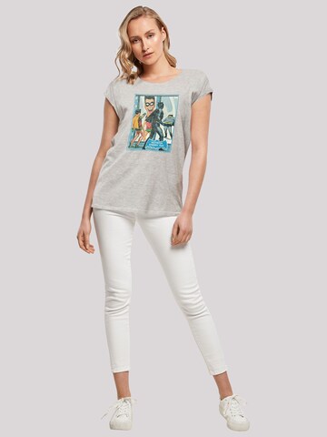 F4NT4STIC T-Shirt 'DC Comics Batman TV Series Dynamic Duo' in Grau