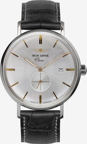 Iron Annie Analog Watch in Black: front