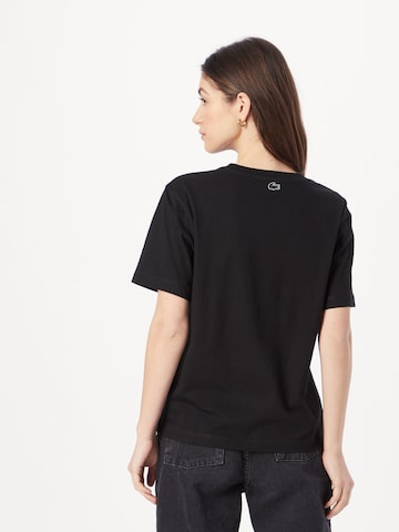 LACOSTE - Camiseta en negro