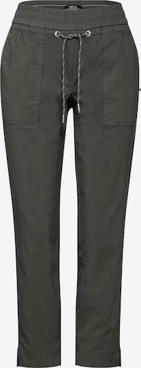 CECIL Pantalon 'Tracey' en vert foncé, Vue avec produit