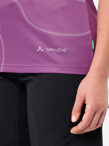 VAUDE Functioneel shirt 'Moab' in Lila