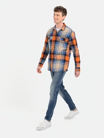 CAMEL ACTIVE Regular fit Button Up Shirt in Orange