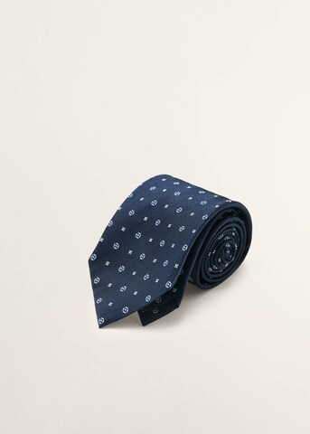 MANGO MAN Krawatte 'Classic3p' in Blau