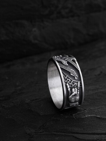 REYTEL Ring 'ROCK 'N' ROLL'‌ in Silber