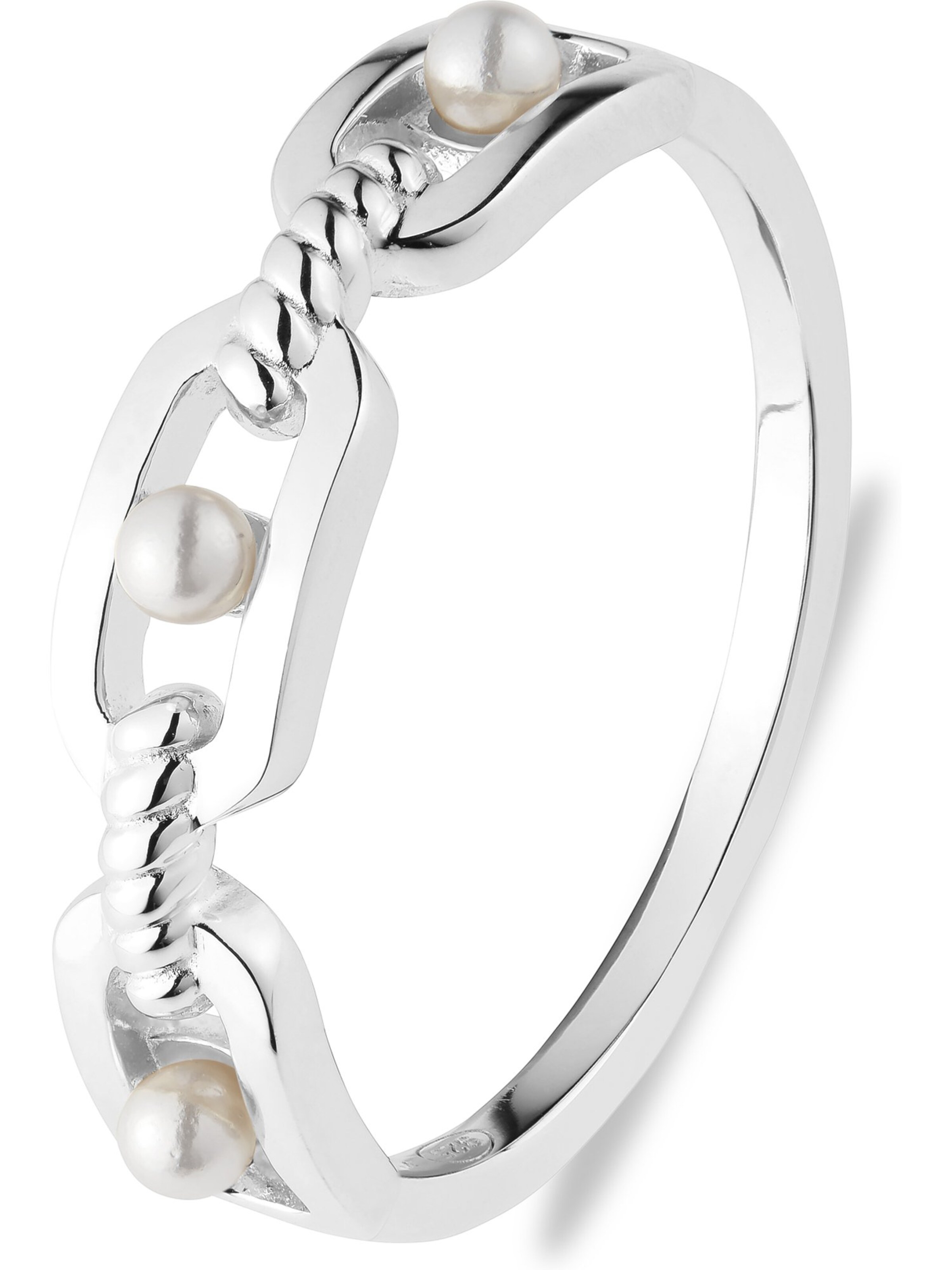 CHRIST Ring in Silber: Vorderseite