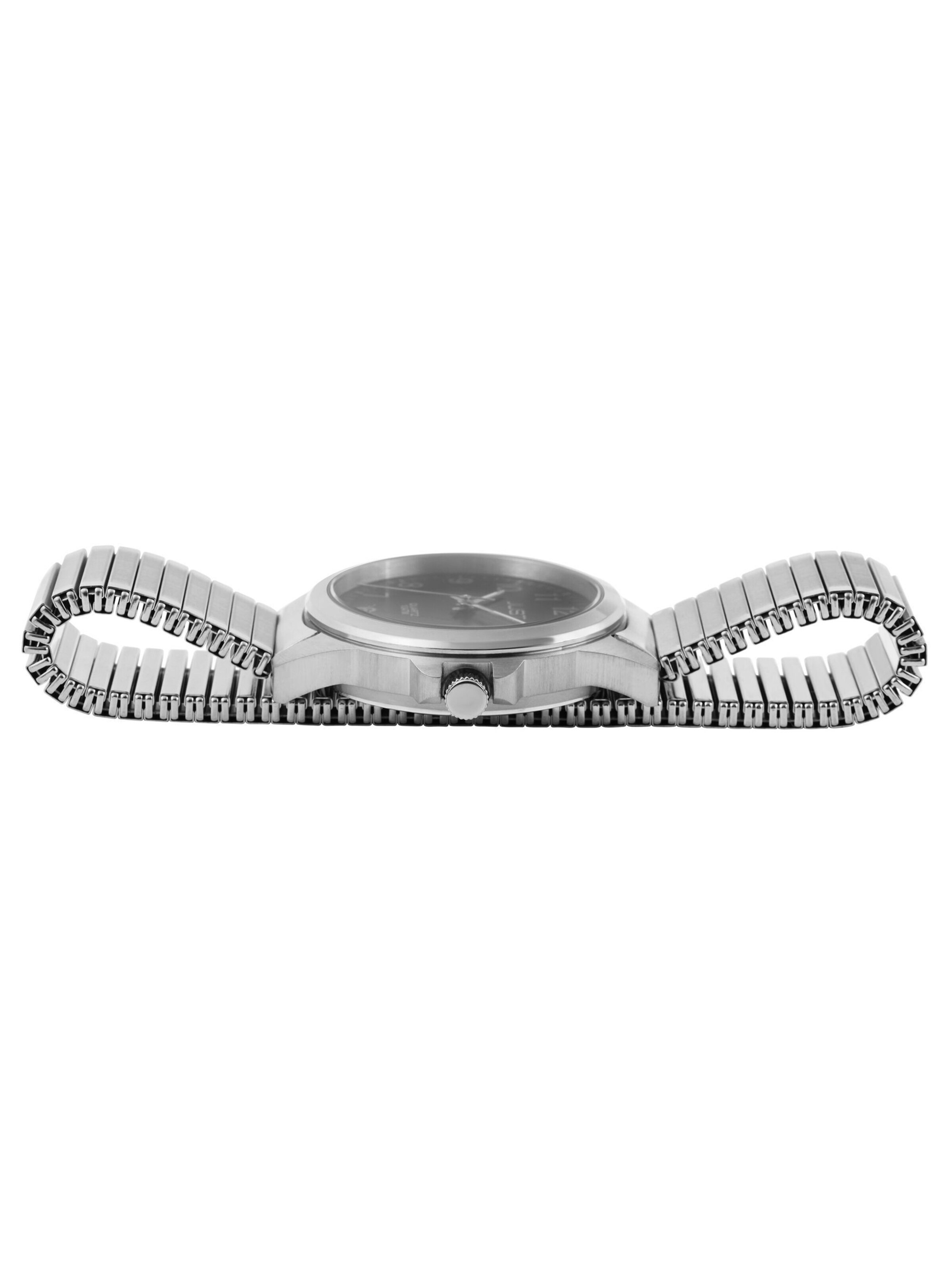 JUST Analog Watch 'Roswin, Datumsanzeige' in Silver