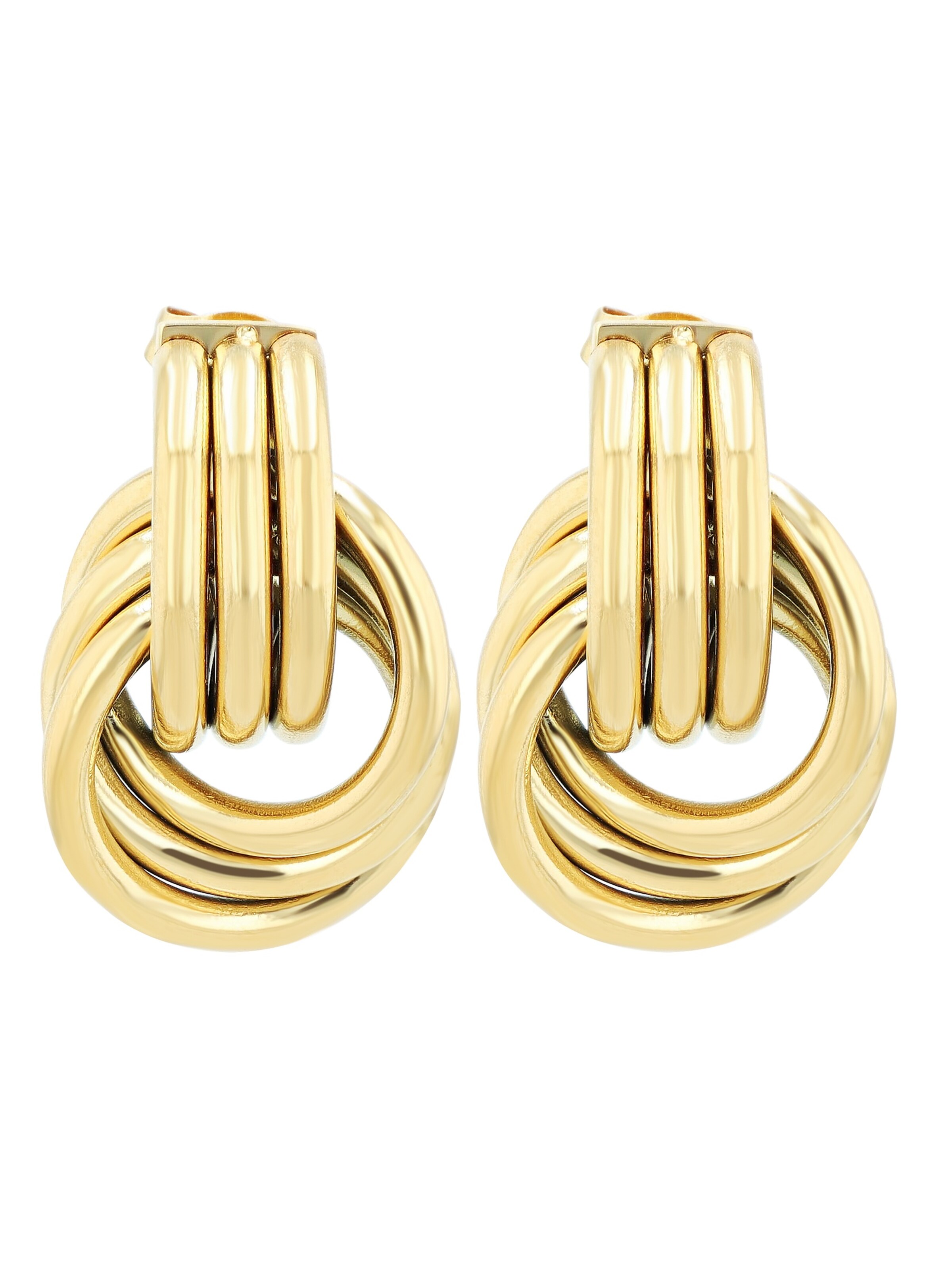 Akzent Earrings 'langlebig' in Gold: front
