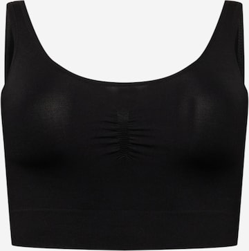 Devoted by Zizzi Bustier BH 'Seamless' in Schwarz: predná strana