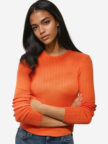 Pull-over Hiccup en orange : devant