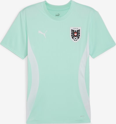 PUMA Maillot 'Österreich' en vert / noir / blanc, Vue avec produit