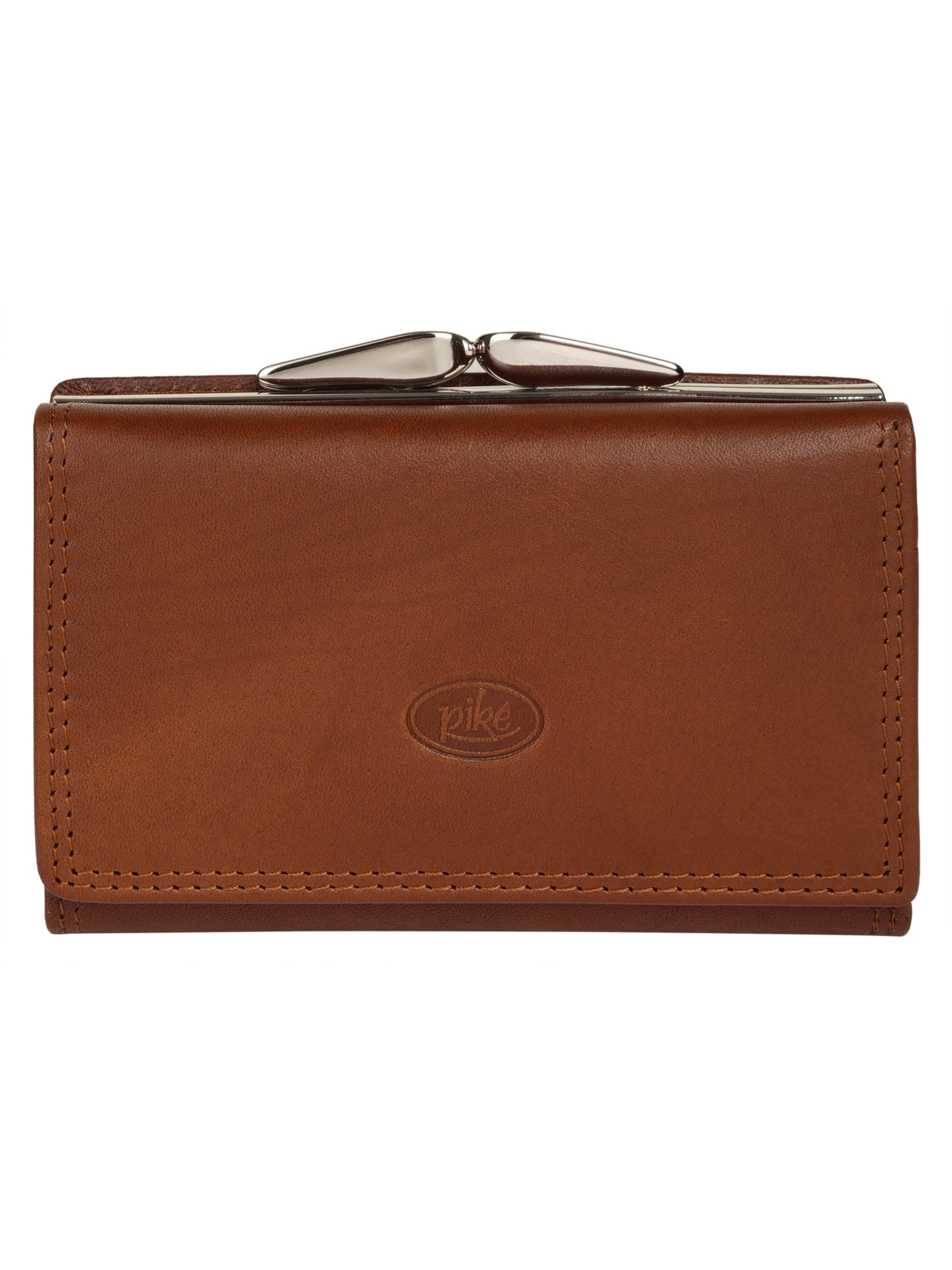 piké Wallet in Brown: front