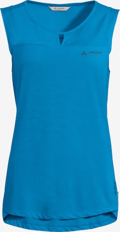 VAUDE Sporttop 'Skomer' in Blau: Vorderseite