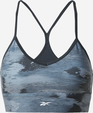 Reebok Bustier Sport-BH in Schwarz: predná strana