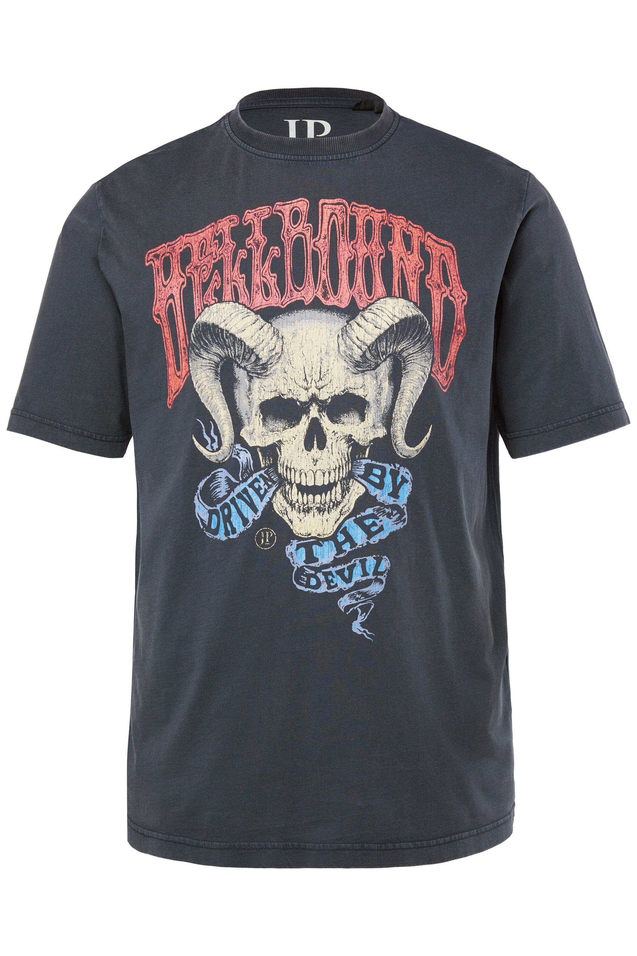 JP1880 Shirt in Zwart: voorkant