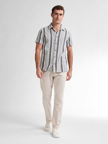 Coupe regular Chemise Petrol Industries en bleu