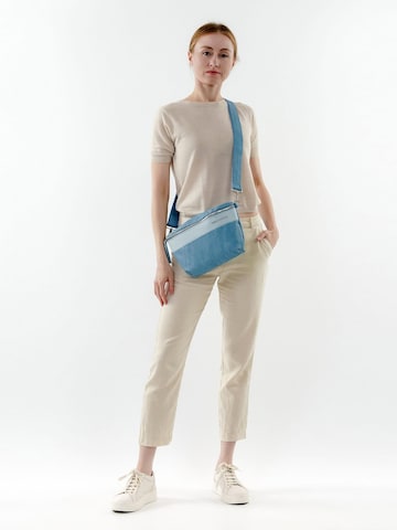 Emily & Noah Shoulder Bag ' E&N Bonnie ' in Blue: front