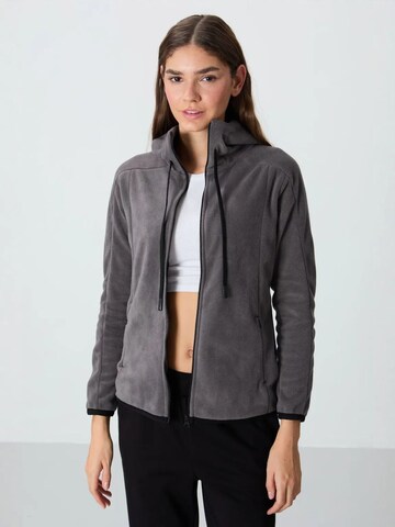 Tommy Life Fleece jacket in Grey: front
